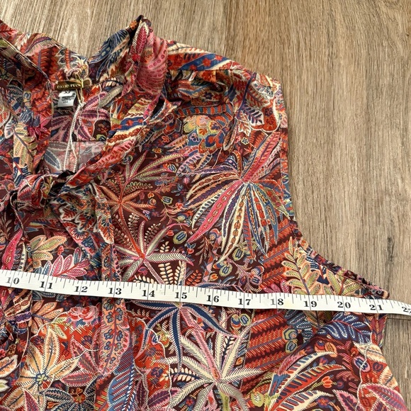 NWT David Peck Orlando Top Women’s Med Liberty Print Floral Sleeveless $365 Boho - Picture 6 of 8
